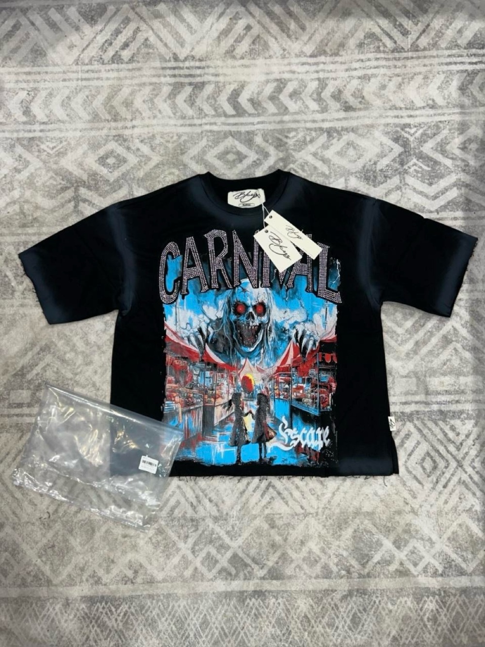Black Carnival Graphic T‑Shirt by BKYS